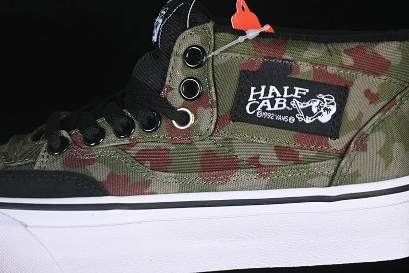 All categories Vans Vans series Vans Mid Vans China Vans Half Cab 33 Vans official retro casual simple versatile skateboard shoes VN000DZ3BLK